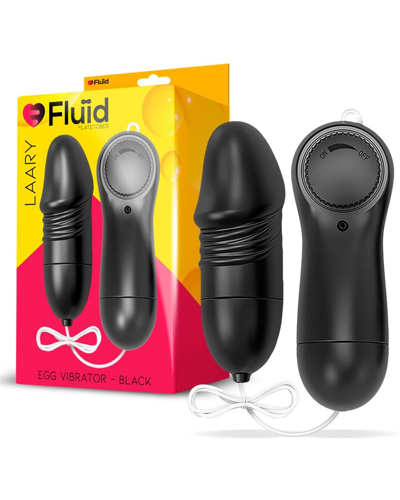 Laary Huevo Vibrador Multi Velocidad Control Remoto Negro