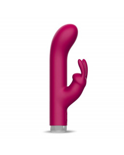 Raave Potente Vibrador con Conejito USB Granate