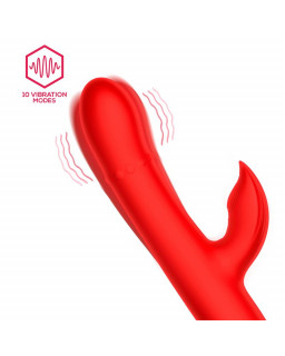 Divya Vibrador con Aro de Bolas Internas Up and Down y Pulsacion 3 Motores Independientes USB