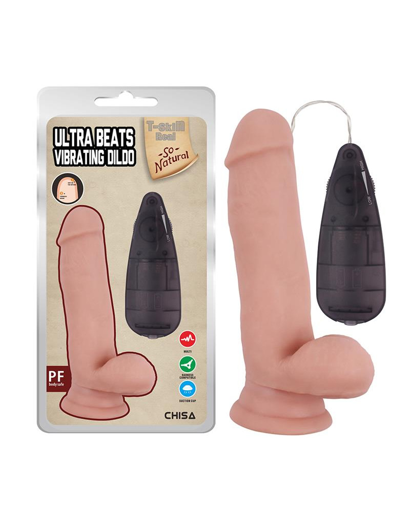 Dildo Vibrador Realista Ultra Beats 68