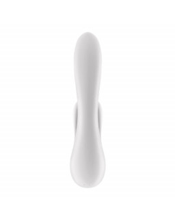 Double Flex Vibrador Punto G 3 Motores Satisfyer APP Connect Blanco