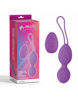 Huevo Vibrador Control Remoto Ridged USB Silicona 74