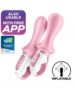 Vibrador Anal con Inflado Air Pump Booty 5 con APP Satisfyer Connect