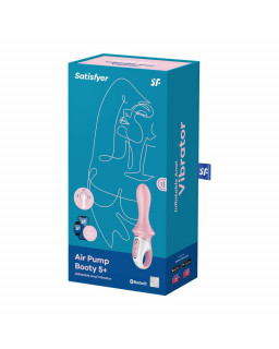 Vibrador Anal con Inflado Air Pump Booty 5 con APP Satisfyer Connect