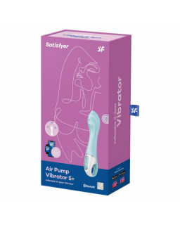 Vibrador con Inflado Air Pump Vibrator 5 con APP Satisfyer Connect