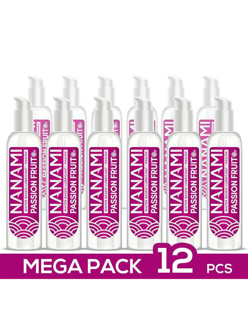 Pack de 12 Lubricante Base de Agua Fruta de la Pasion 150 ml