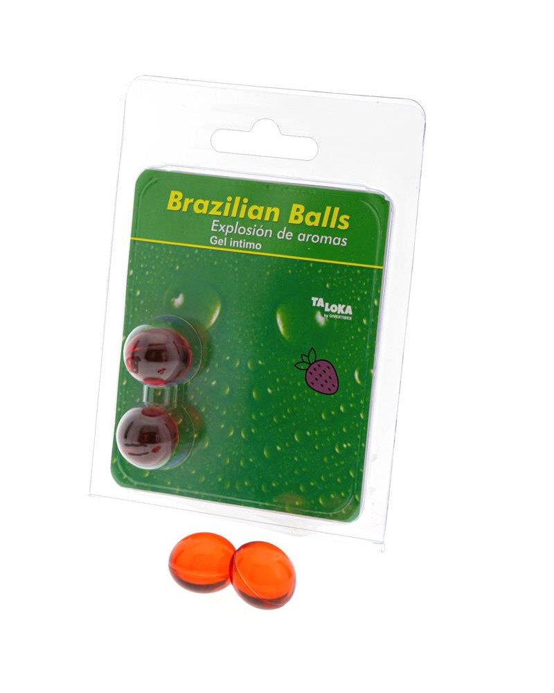 Set 2 Brazilian Balls Explosion de Aroma Fresa