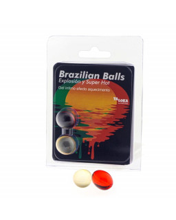 Set 2 Brazilian Balls Excitante Efecto Supercalentamieto