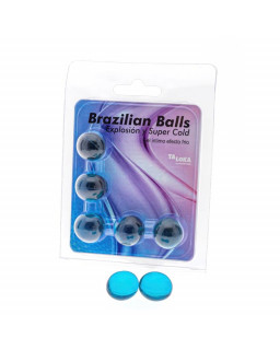 Set 5 Brazilian Balls Gel Excitante Efecto Frio