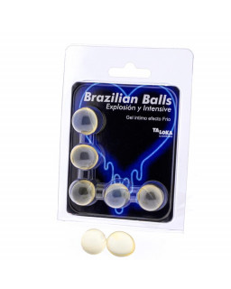 Set 5 Brazilian Balls Excitante Efecto Vibrante Frio