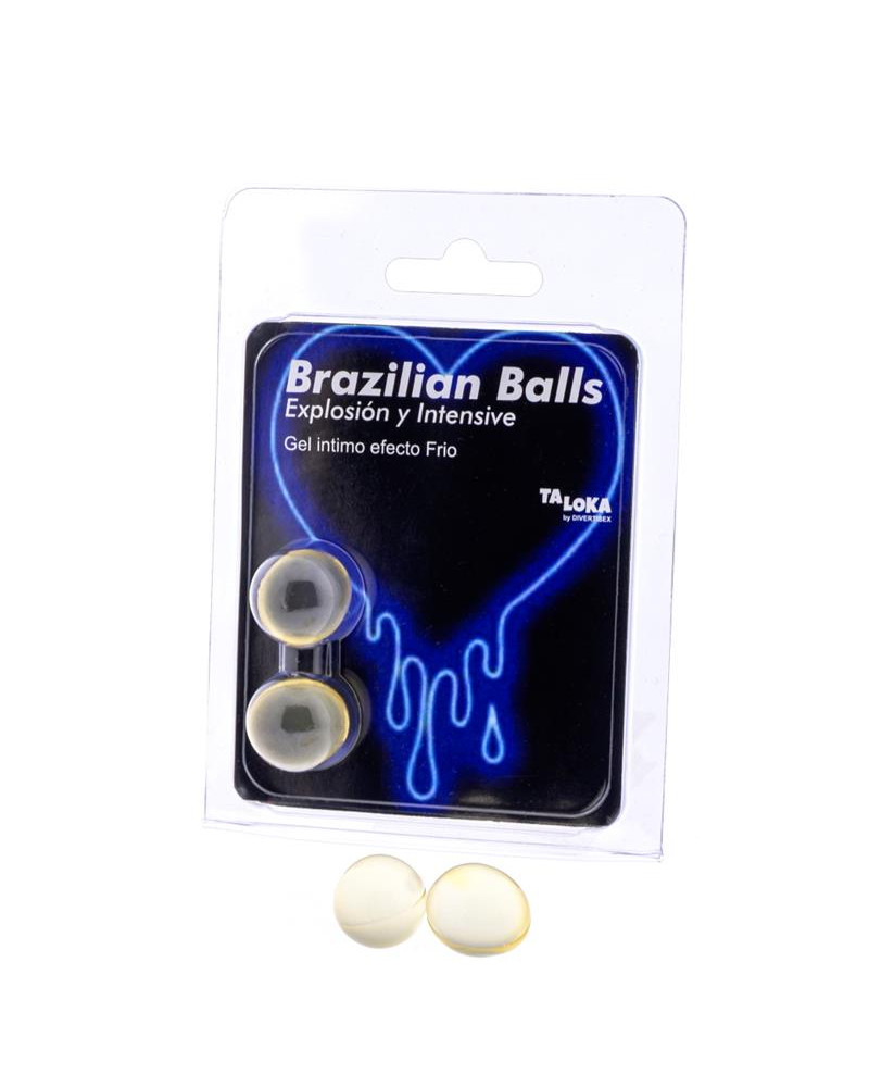 Set 2 Brazilian Balls Excitante Efecto Vibrante y Frio