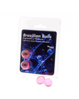 Set 2 Brazilian Balls Excitante Efecto Refresh Vibracion