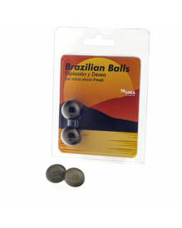 Set 2 Brazilian Balls Gel Excitante Efecto Fresh