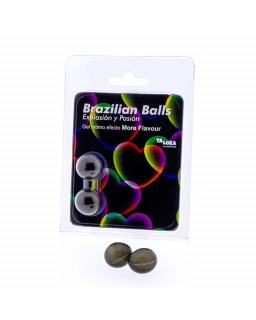 Set 2 Brazilian Balls Excitante Efecto More Flavour Sabor