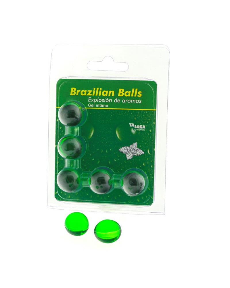 Set 5 Brazilian Balls Explosion Aroma Menta