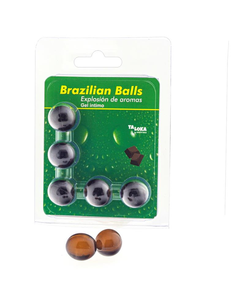 Set 5 Brazilian Balls Explosion Aroma Chocolate