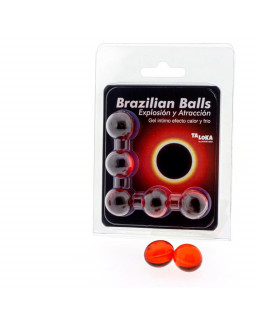 Set 5 Brazilian Balls Excitante Efecto Calor y Frio