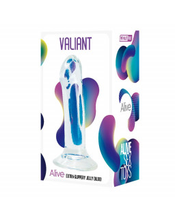 Valiant Dildo Jelly 16 cm Transparente