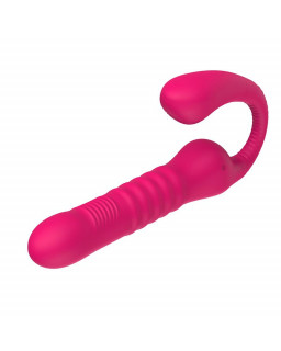 No TwentyThree Vibrador Doble con Pulsacion y Thrusting Flexible 180º