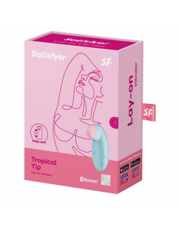 Tropical Tip con APP Satisfyer Connect Light Blue