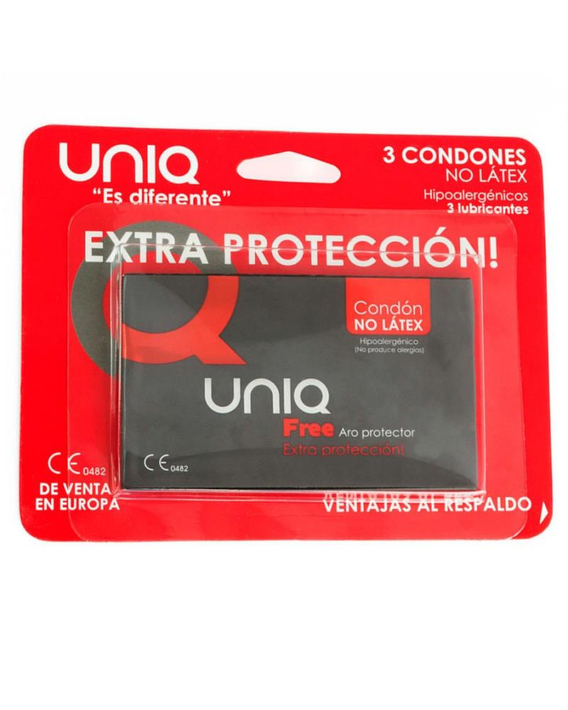 Preservativos Free Condoms sin Latex 3 Unidades