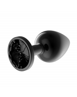 Blackgem Plug Anal Metalico con Joya Talla S Negro