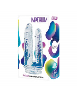 Imperium Dildo Doble Jelly Transparente