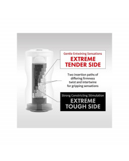 Masturbador Doble Dual Sensation Cup Extreme