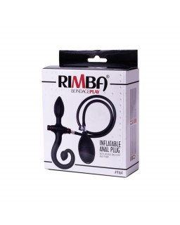 Plug Anal Inflable con Bomba Negro