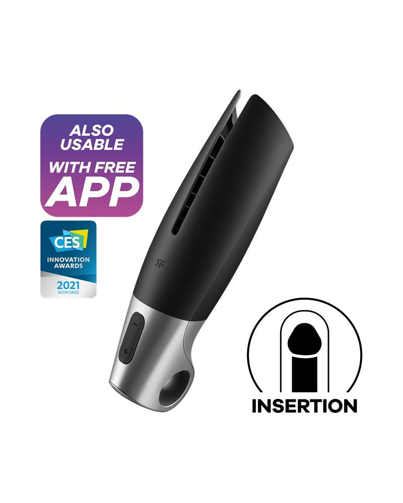 Masturbador Power Masturbator con APP Satisfyer Connect