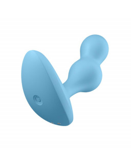 Deep Diver Plug Anal con Vibracion APP Satisfyer Connect Azul