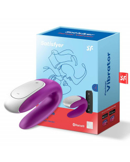 Double Fun Vibrador para Parejas con APP y Control Remoto Violeta