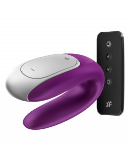 Double Fun Vibrador para Parejas con APP y Control Remoto Violeta