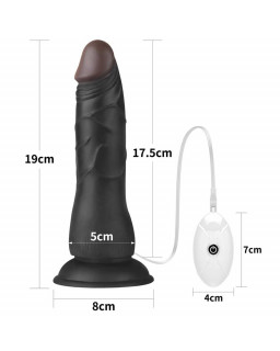 Arnes Ajustable con Dildo 10 Vibraciones 75