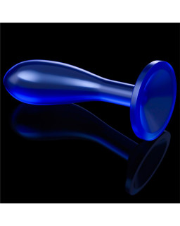 Plug Anal Flawless Azul Transparente 6