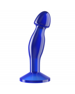 Plug Anal Flawless Azul Transparente 65