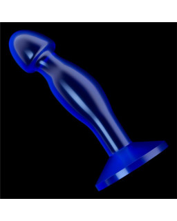 Plug Anal Flawless Azul Transparente 65