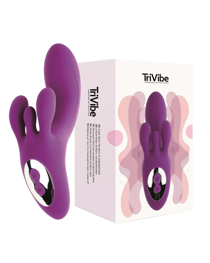 Trivibe G Spot Vibrador Triple Estimulacion