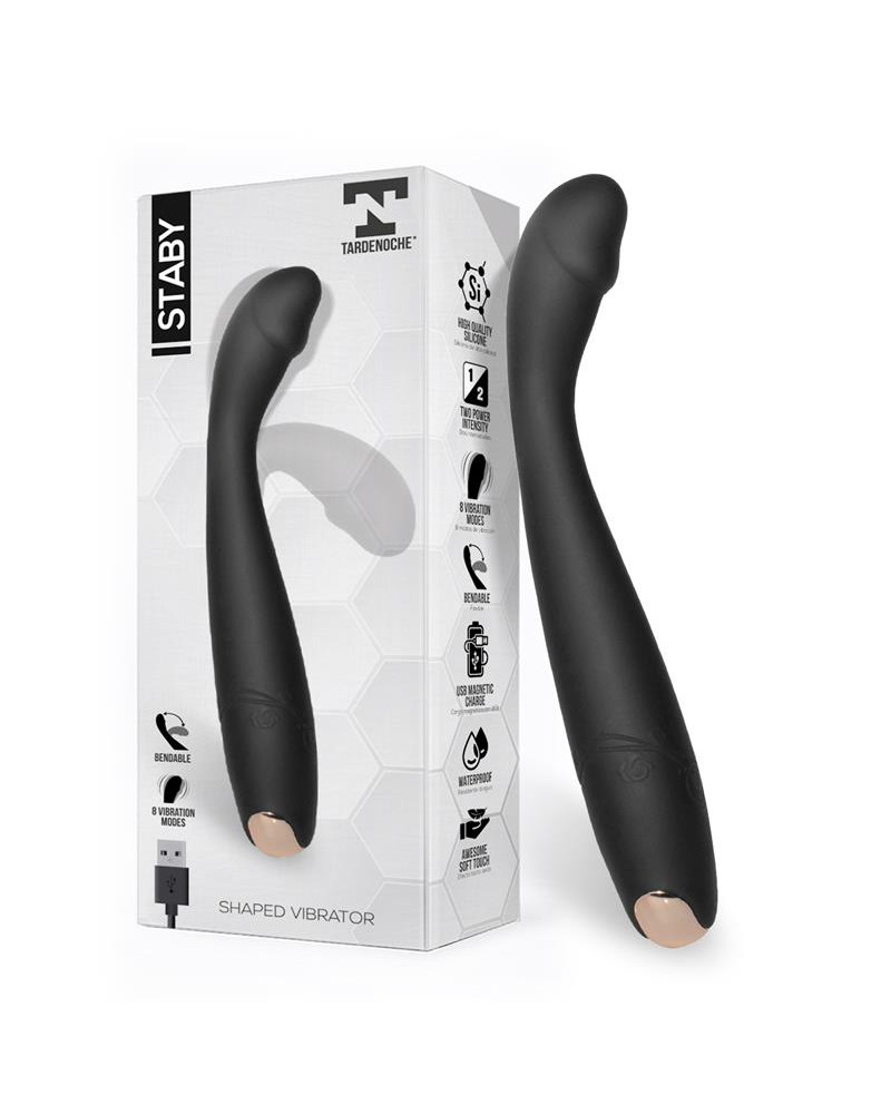 Staby Vibrador Silicona Flexible Bendable