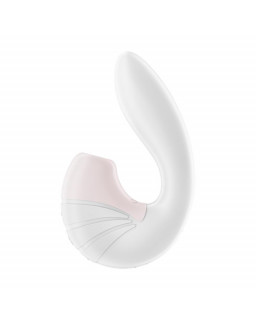 Supernova Succionador y Vibrador Super Flexible USB Blanco