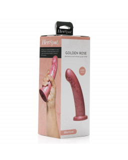 Herspot Dildo Golden Rose Talla Grande