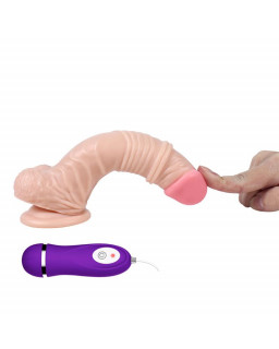 Thunder Dildo con 20 Modos de Vibracion con Control Remoto