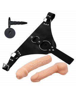 Sparo Arnes con 2 Dildos Realistas Desmontables