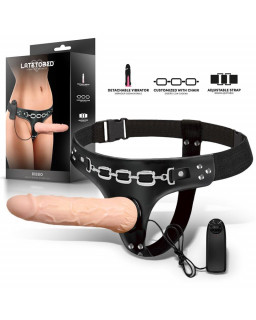 Ribbo Arnes con Dildo Realista con Vibracion y Control Remoto