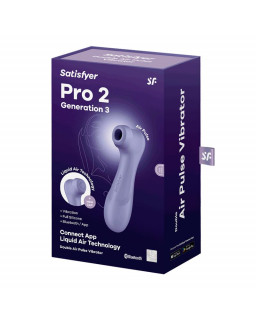 Pro 2 Genera 3 Liquid Air Technology Succion y Vibracion APP Connect Lilac