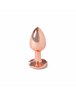 Plug Anal de Metal Rose Gold Talla S