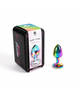 Plug Anal de Metal Rainbow Talla S