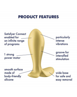 Plug Anal con Vibracion APP Satisfyer Connect Intensity Plug