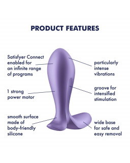 Plug Anal con Vibracion APP Satisfyer Connect Intensity Plug