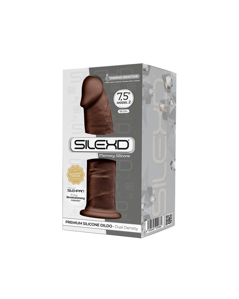 Dildo Dual Density Mod 2 75 Marron